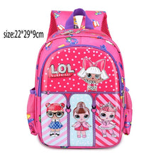 Load image into Gallery viewer, LOL dolls SURPRISE mochila bag Children's School Cute Bag plecak 3d Bag Cartoon Print Cute Anime kids Backpack Kindergarten