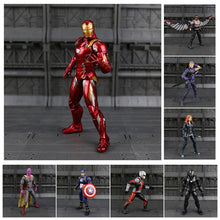 Load image into Gallery viewer, Iron Man Captain America Black Panther Winter Soldier Ant-Man  Falcon Scarlet Witch Vision Hawkeye Action Figure Model Toys N033