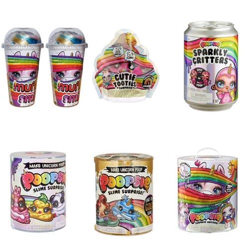 Poopsie Surprise Slime Unicorne Cans Sparkly Critters Poopsie Slime Licorne Unicorn Squishy Stress Reliever Toys