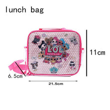 Load image into Gallery viewer, LOL dolls SURPRISE mochila bag Children&#39;s School Cute Bag plecak 3d Bag Cartoon Print Cute Anime kids Backpack Kindergarten