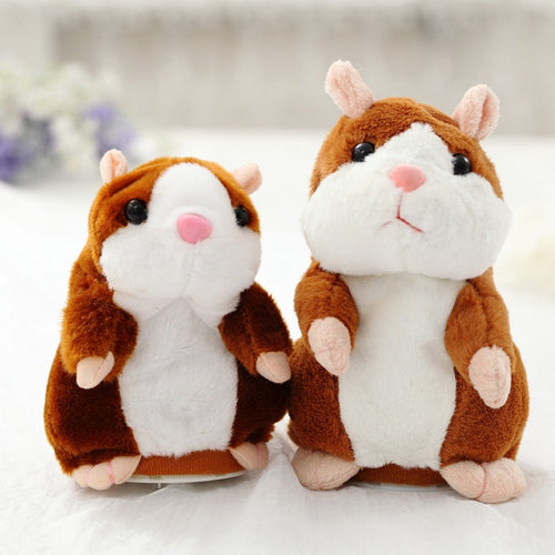 Hot Talking Hamster Electronic Pet Plush Toy Cute Sound Record Hamster Educational Toy for Kids Birthday Gift for Boy and Girl