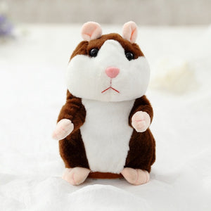 Hot Talking Hamster Electronic Pet Plush Toy Cute Sound Record Hamster Educational Toy for Kids Birthday Gift for Boy and Girl